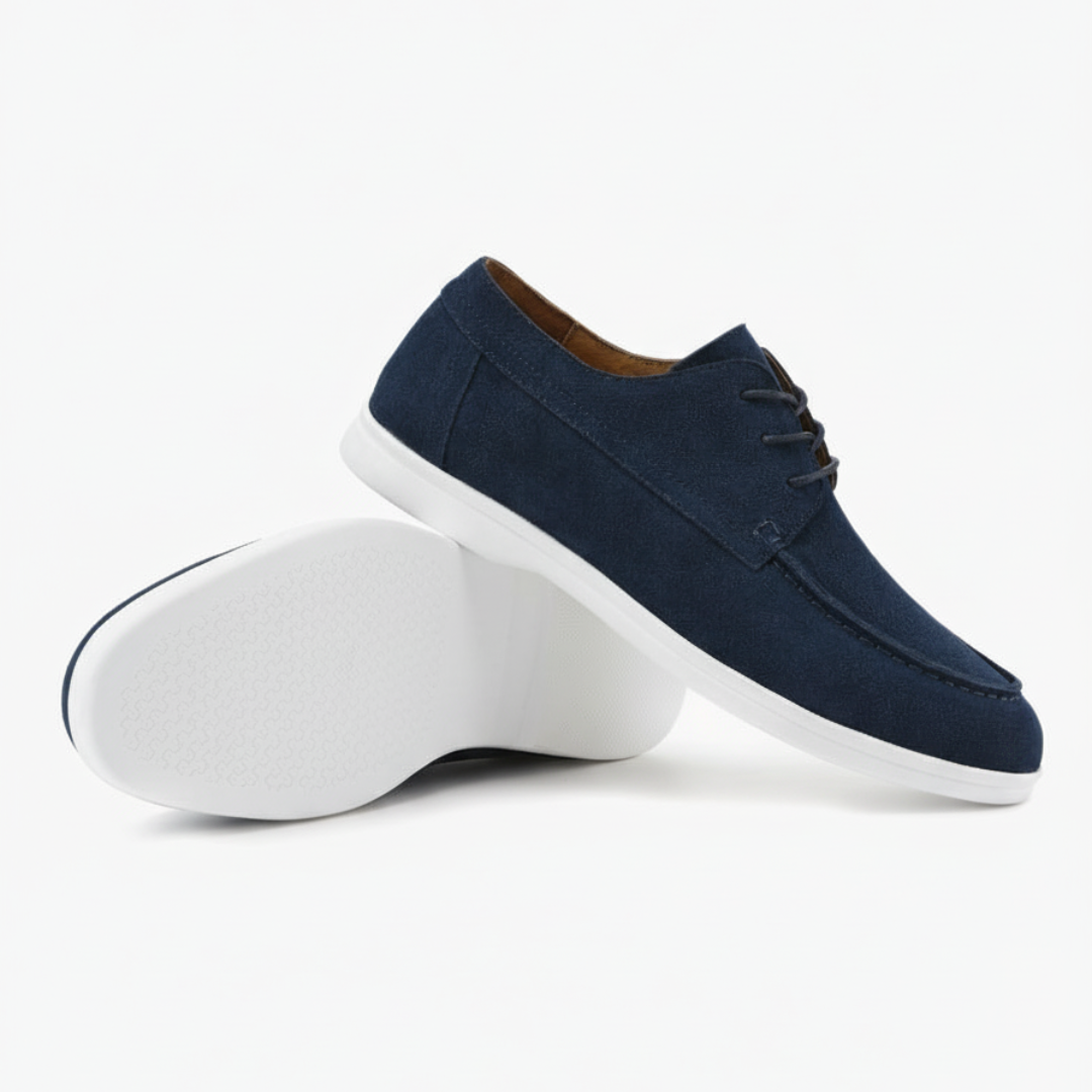 Schuhe aus Veloursleder mit Schnürung - Adelmar