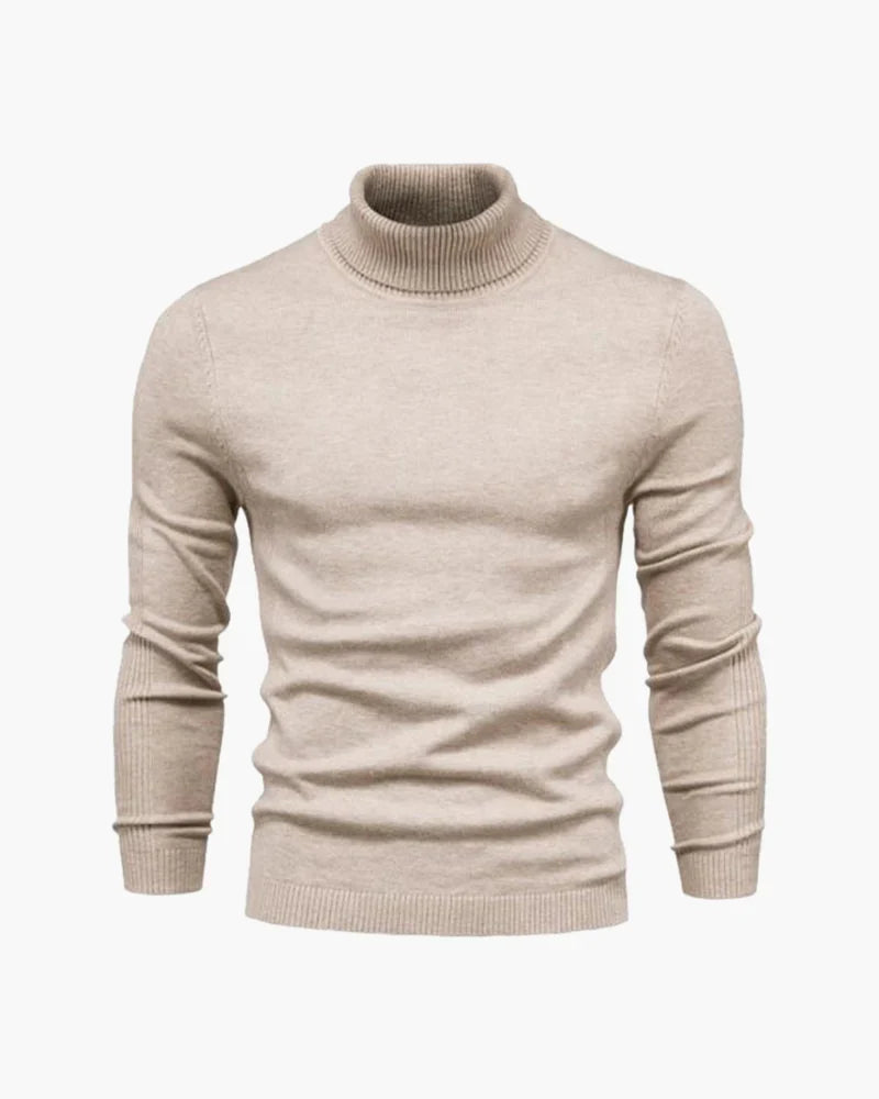 Pullover JANGSAN aus Merinowolle mit Rollkragen - Adelmar