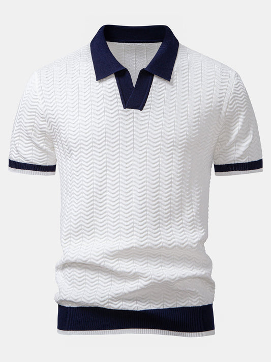 Poloshirt ASCOT aus Baumwollstrick - Adelmar