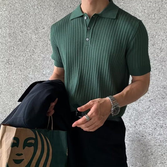 Poloshirt GIMCHEON aus Baumwollstrick - Adelmar