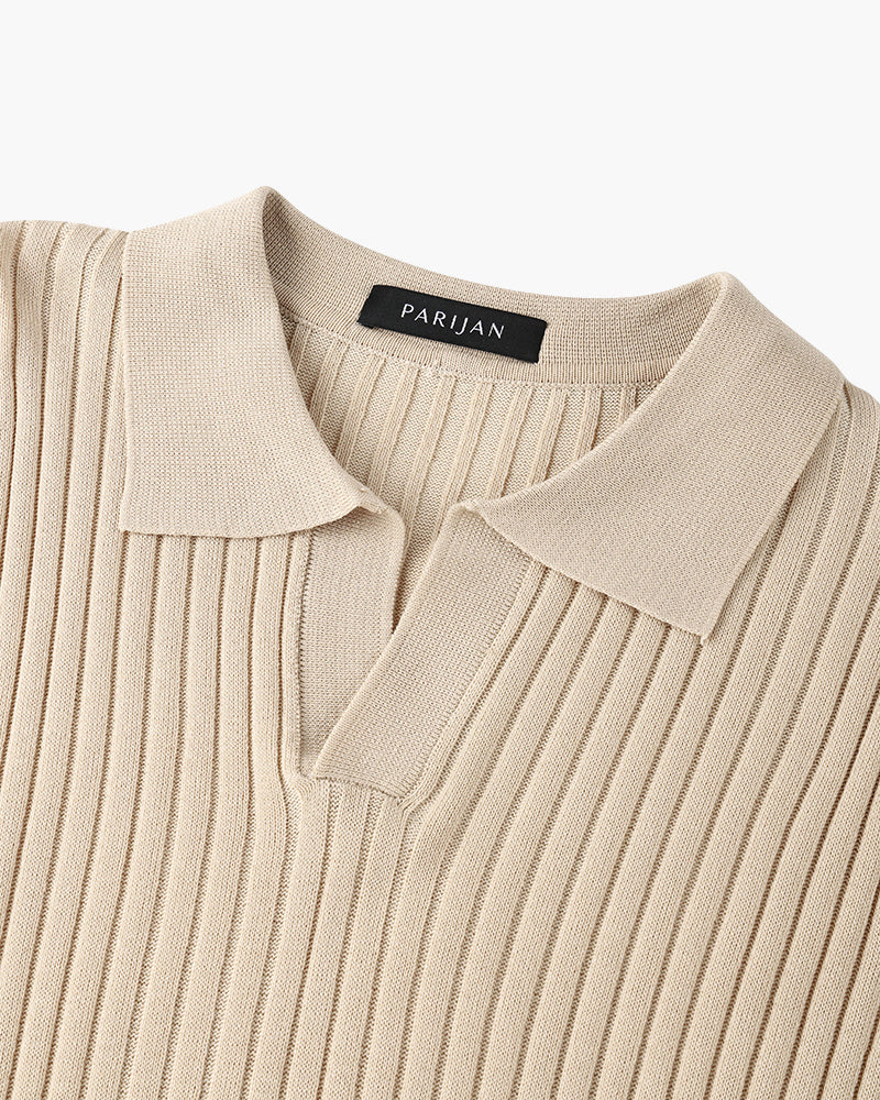 Poloshirt CHUNCHEON mit V-Ausschnitt - Adelmar