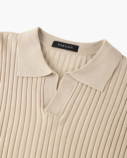 Poloshirt CHUNCHEON mit V-Ausschnitt - Adelmar
