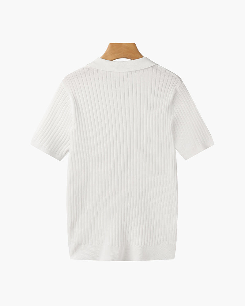 Poloshirt CHUNCHEON mit V-Ausschnitt - Adelmar