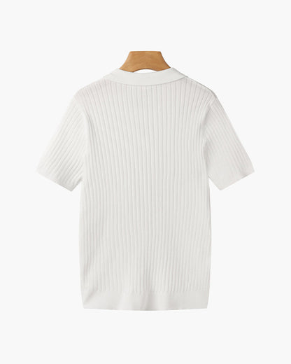 Poloshirt CHUNCHEON mit V-Ausschnitt - Adelmar