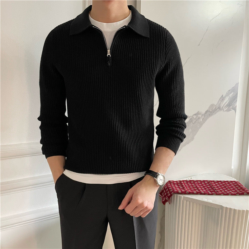 Pullover GONGJU aus Baumwolle mit Reißverschluss - Adelmar