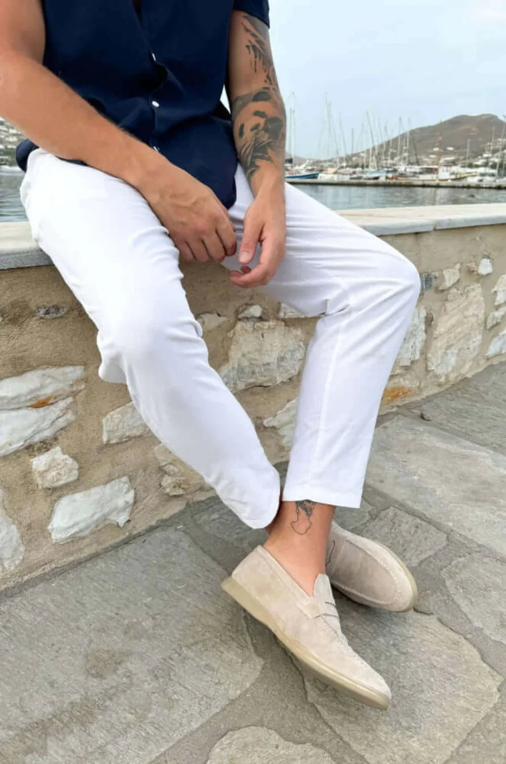 Loafer ATHÈNES aus Veloursleder - Adelmar