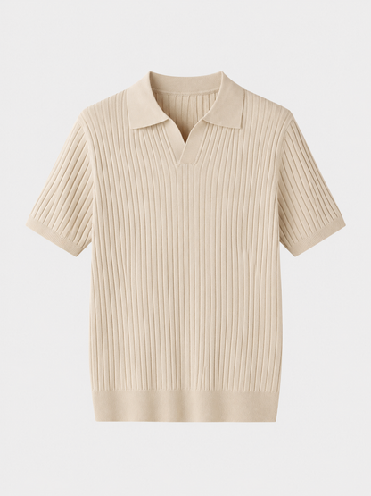 Poloshirt CHUNCHEON mit V-Ausschnitt - Adelmar