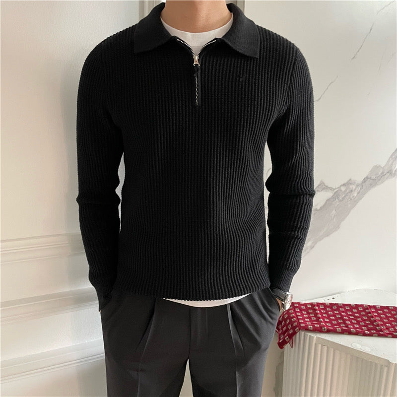 Pullover GONGJU aus Baumwolle mit Reißverschluss - Adelmar