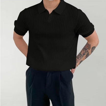Poloshirt CHUNCHEON mit V-Ausschnitt - Adelmar