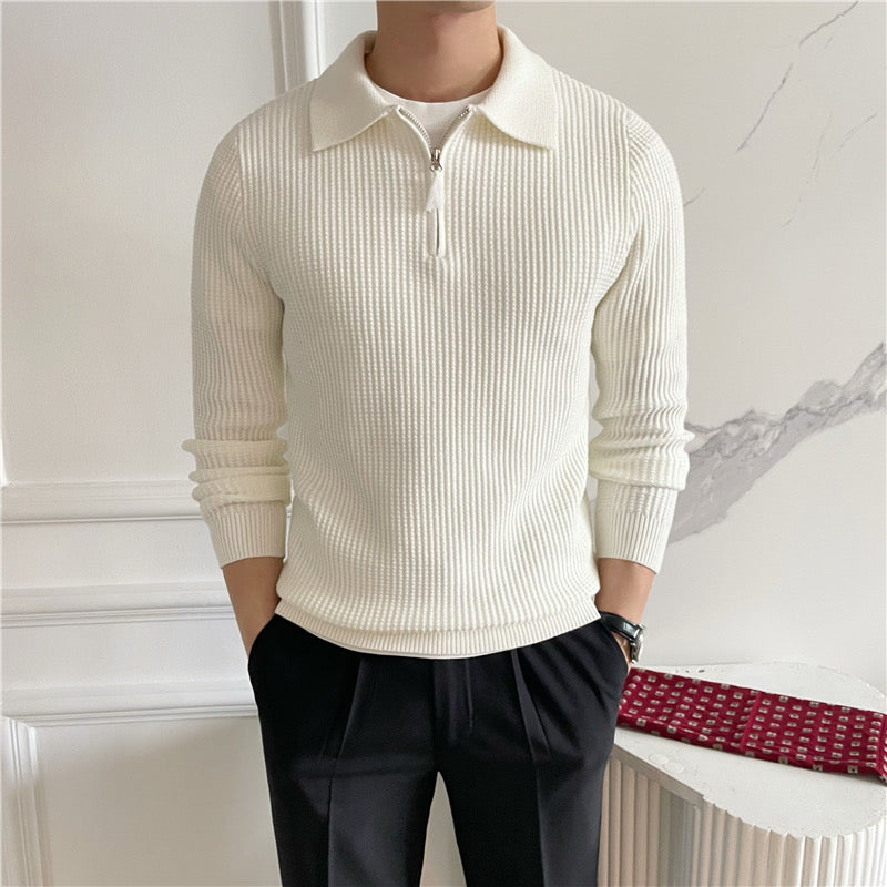 Pullover GONGJU aus Baumwolle mit Reißverschluss - Adelmar
