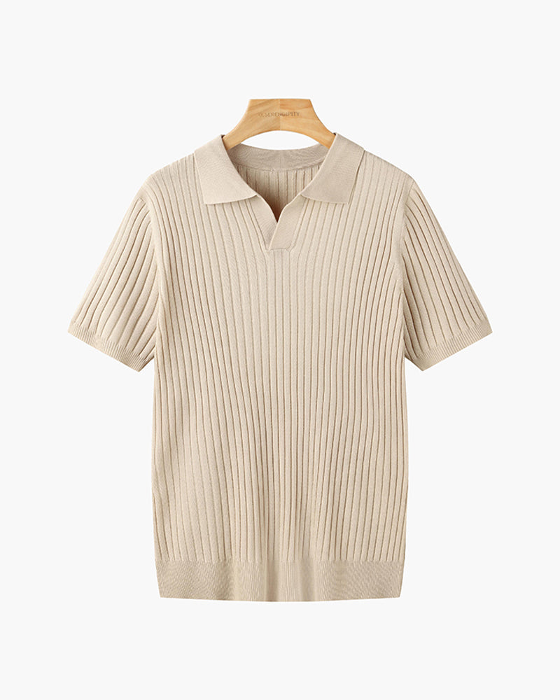 Poloshirt CHUNCHEON mit V-Ausschnitt - Adelmar