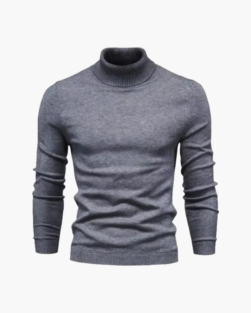 Pullover JANGSAN aus Merinowolle mit Rollkragen - Adelmar