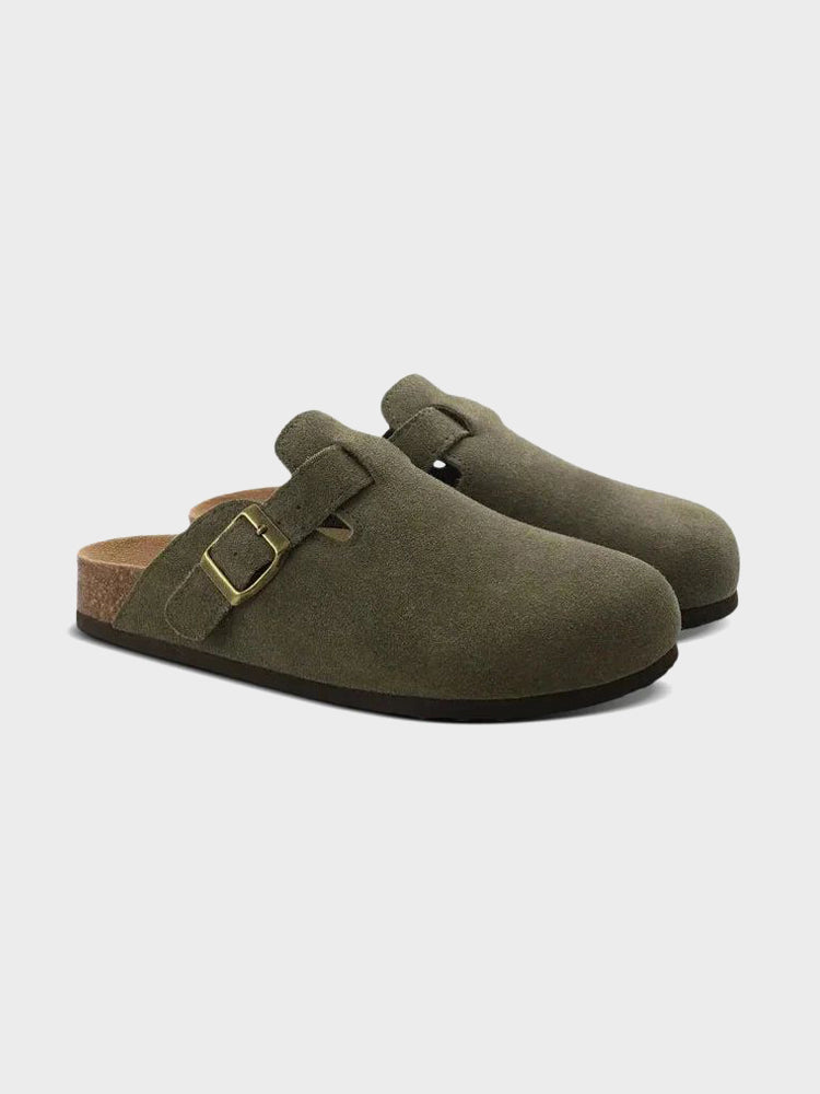 Clogs ST. BARTH aus Veloursleder - Adelmar