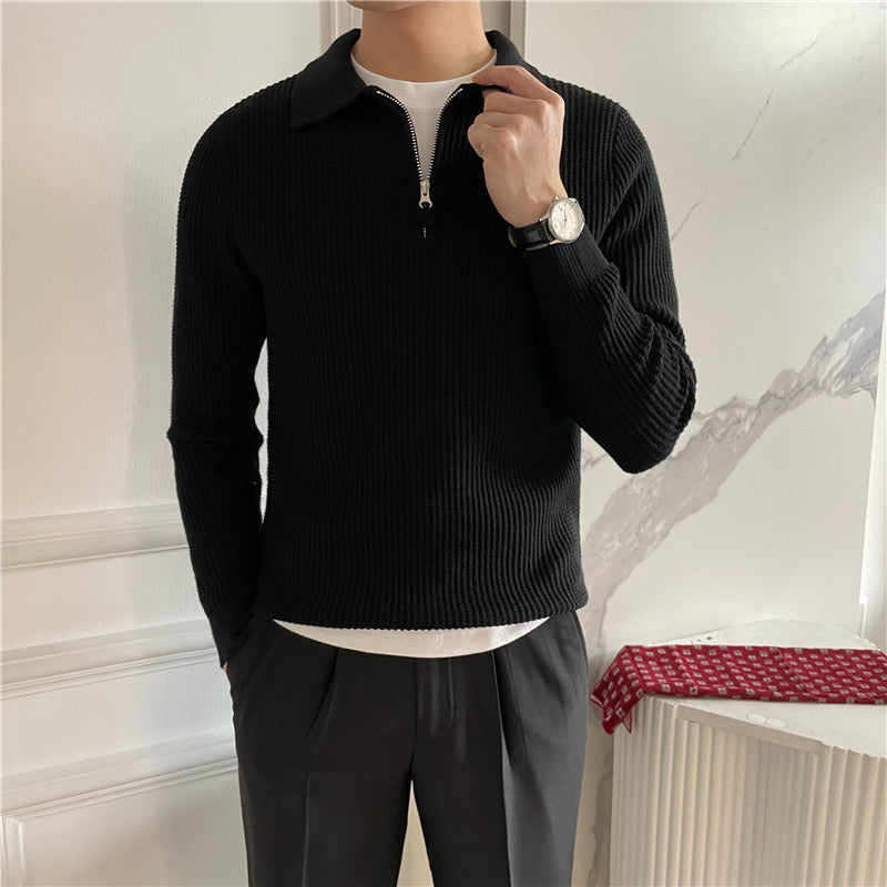 Pullover GONGJU aus Baumwolle mit Reißverschluss - Adelmar