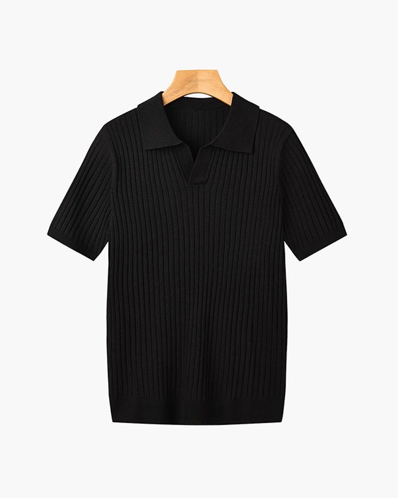 Poloshirt CHUNCHEON mit V-Ausschnitt - Adelmar