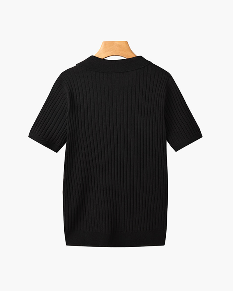 Poloshirt CHUNCHEON mit V-Ausschnitt - Adelmar