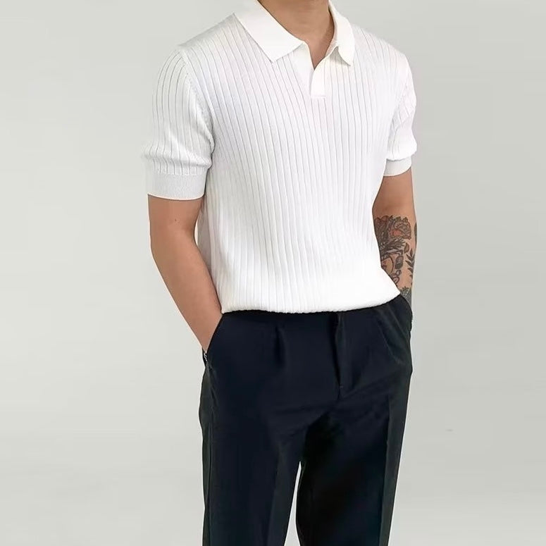 Poloshirt CHUNCHEON mit V-Ausschnitt - Adelmar