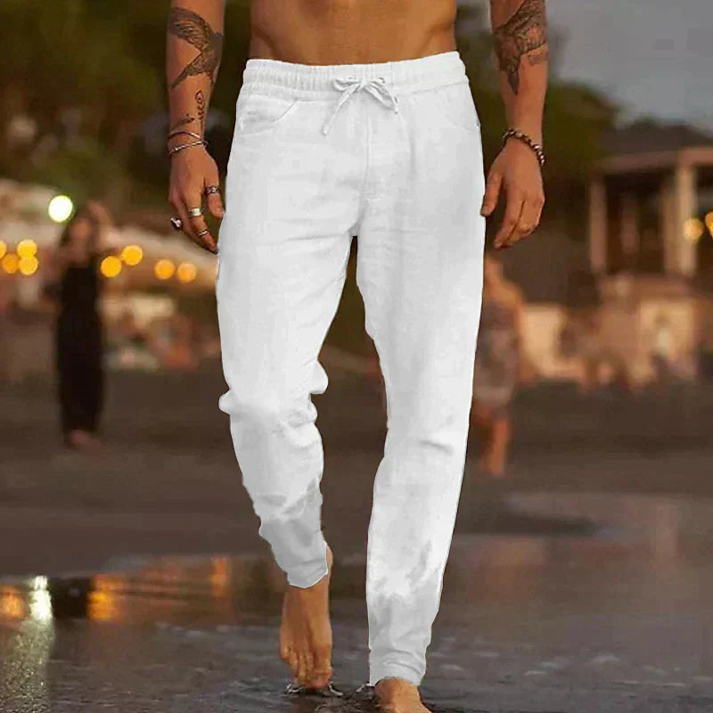 Hose CAPRI aus Leinen - Adelmar