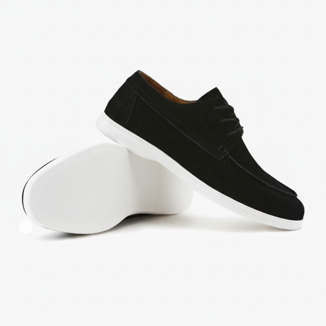 Schuhe aus Veloursleder mit Schnürung - Adelmar