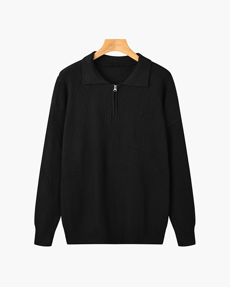 Pullover GONGJU aus Baumwolle mit Reißverschluss - Adelmar