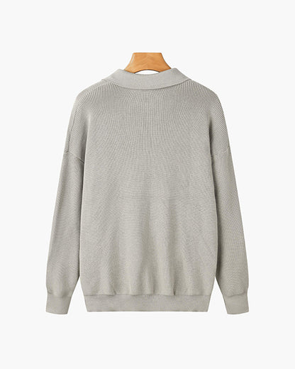 Pullover RASON aus Baumwolle mit Reißverschluss - Adelmar