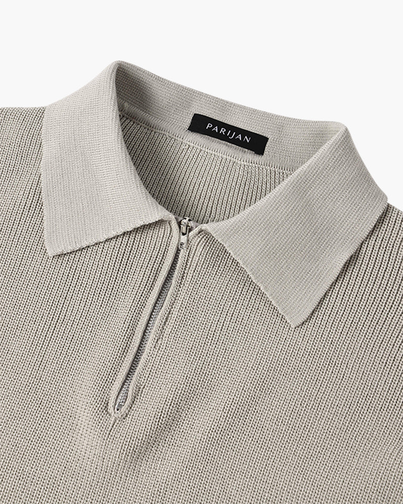 Pullover RASON aus Baumwolle mit Reißverschluss - Adelmar