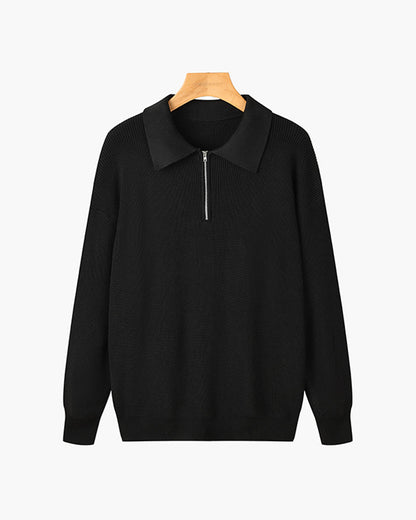 Pullover RASON aus Baumwolle mit Reißverschluss - Adelmar
