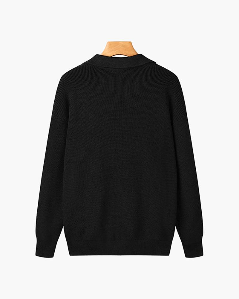 Pullover RASON aus Baumwolle mit Reißverschluss - Adelmar