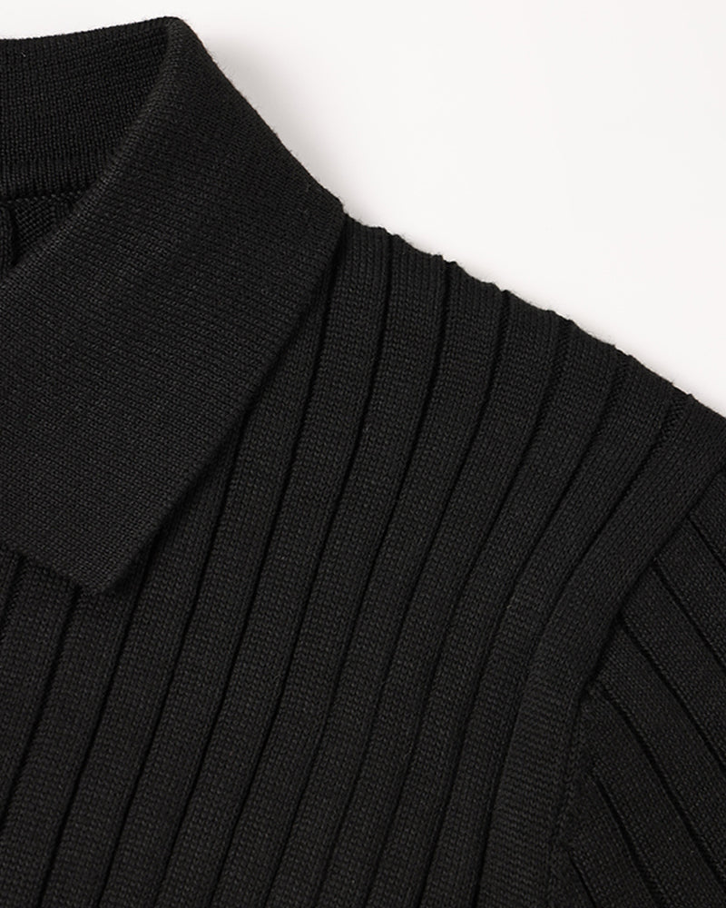 Poloshirt SEOJIN aus Baumwolle mit langen Ärmeln - Adelmar