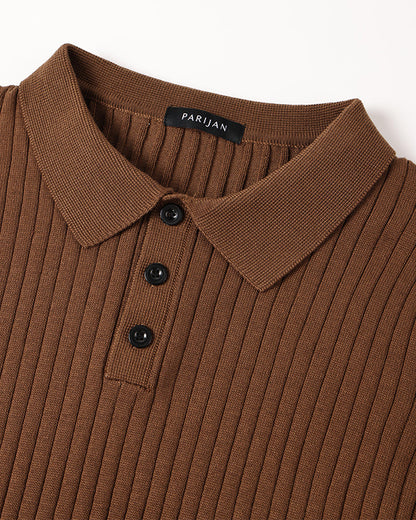 Poloshirt SEOJIN aus Baumwolle mit langen Ärmeln - Adelmar