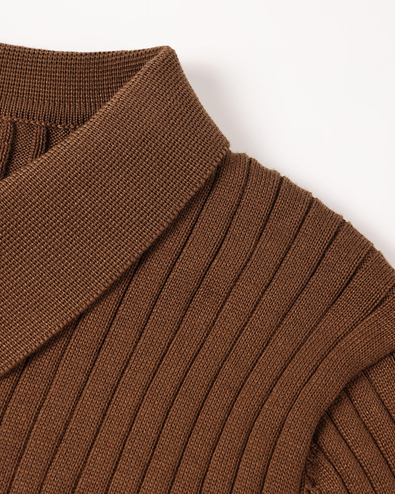 Poloshirt SEOJIN aus Baumwolle mit langen Ärmeln - Adelmar