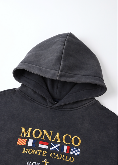 Hoodie MONACO mit Stickerei - Adelmar