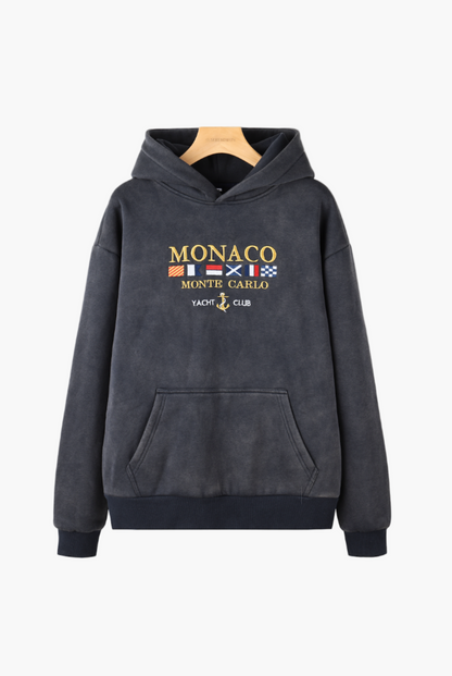 Hoodie MONACO mit Stickerei - Adelmar