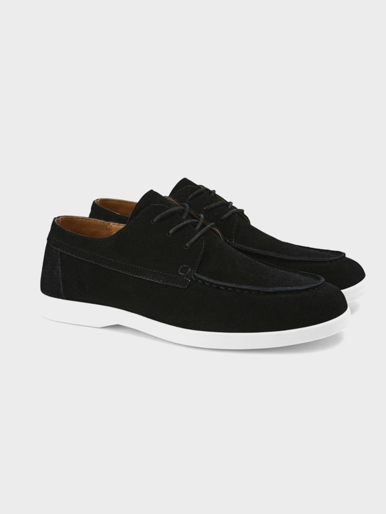 Schuhe aus Veloursleder mit Schnürung - Adelmar