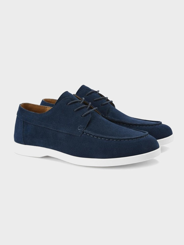 Schuhe aus Veloursleder mit Schnürung - Adelmar