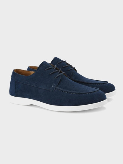 Schuhe aus Veloursleder mit Schnürung - Adelmar