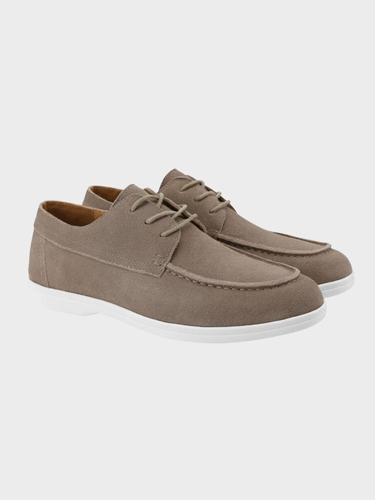 Schuhe aus Veloursleder mit Schnürung - Adelmar