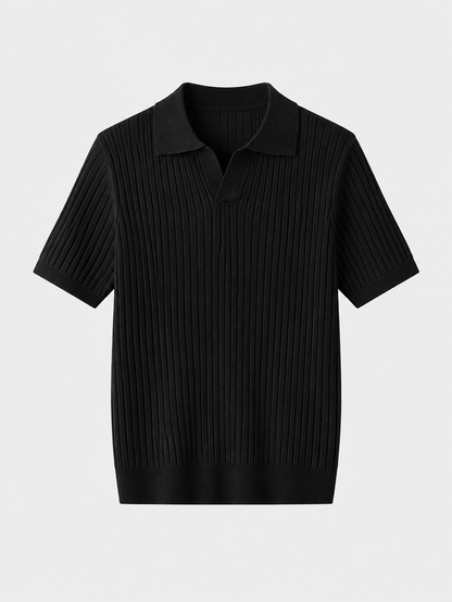 Poloshirt CHUNCHEON mit V-Ausschnitt - Adelmar