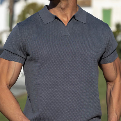 Poloshirt CAPRI mit V-Ausschnitt - Adelmar