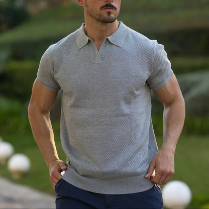 Poloshirt CAPRI mit V-Ausschnitt - Adelmar