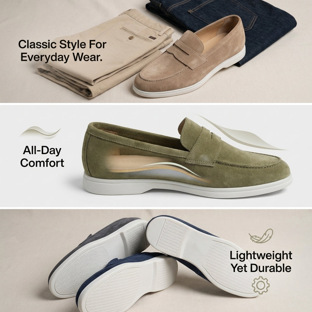 Loafer MAYFAIR aus Veloursleder - Adelmar
